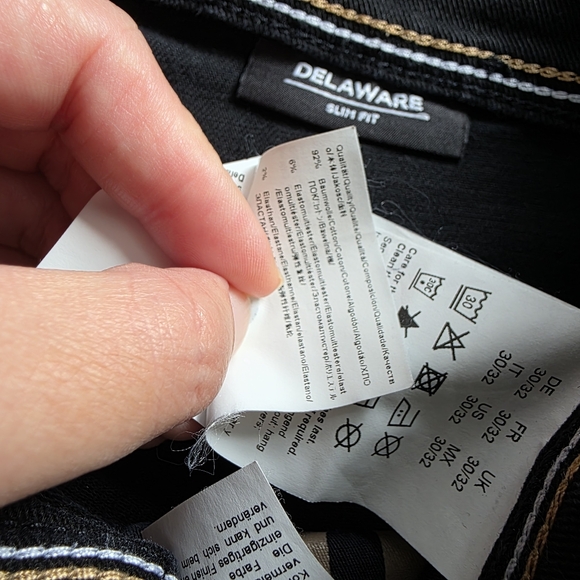 Boss Men's Cotten Blend Delaware Slim Fit Jeans Sz 30x32‎ - Picture 6 of 7